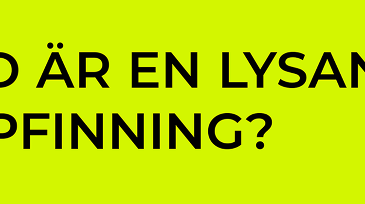 Vad är en lysande uppfinning?